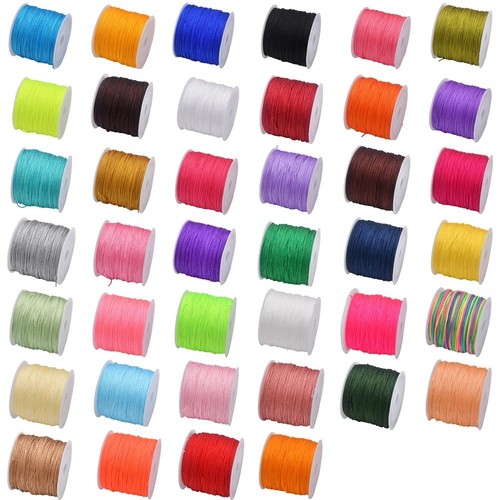 50yds 8mm nylon satin cord - 0.8mm,