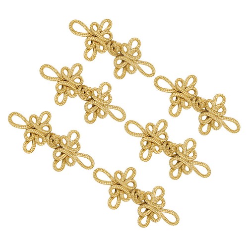 Golden chinese knot sewing - golden,