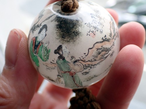 Chinese reverse glass sphere - reverse,