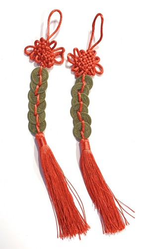 Feng shui red lucky knot - shui,