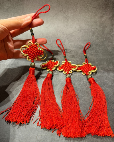 Chinese knot tassel - tassel, hanging