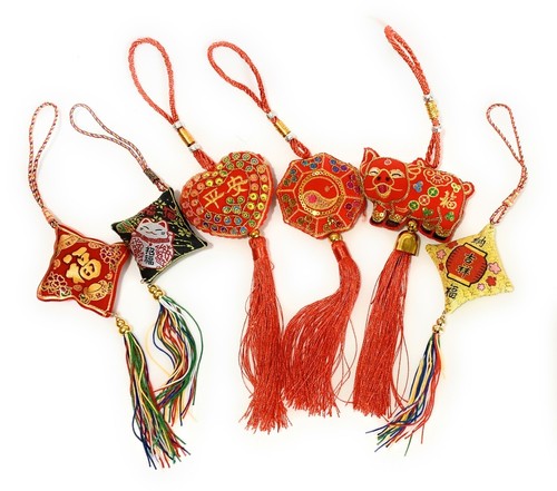 Feng shui lucky red tassel - shui,