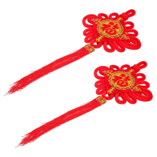 Chinese knot tassel hangings - chinese,