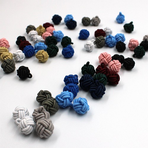 Chinese knot buttons 10mm - knot, x