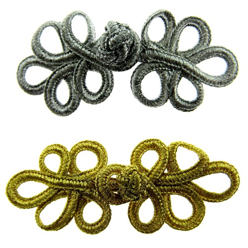 Frog fasteners and button - frog,